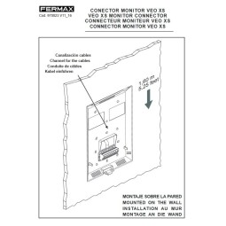 Conector Monitor Color VEO-XS Duox 4,3" Fermax 9407
