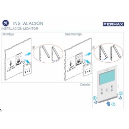 Conector Monitor Color VEO-XS Duox 4,3" Fermax 9407