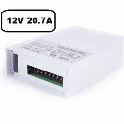 Fuente alimentacion 12V DC 20.7A 250W IP44