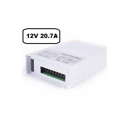 Fuente alimentacion 12V DC 20.7A 250W IP44