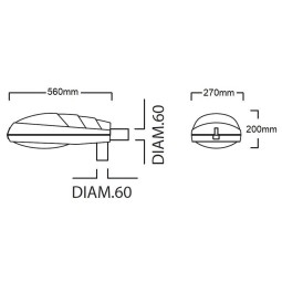 Luminaria Vial 150W SAP/HM E40 Mayja 810.20
