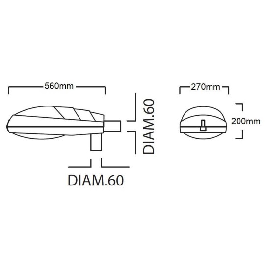Luminaria Vial 150W SAP/HM E40 Mayja 810.20