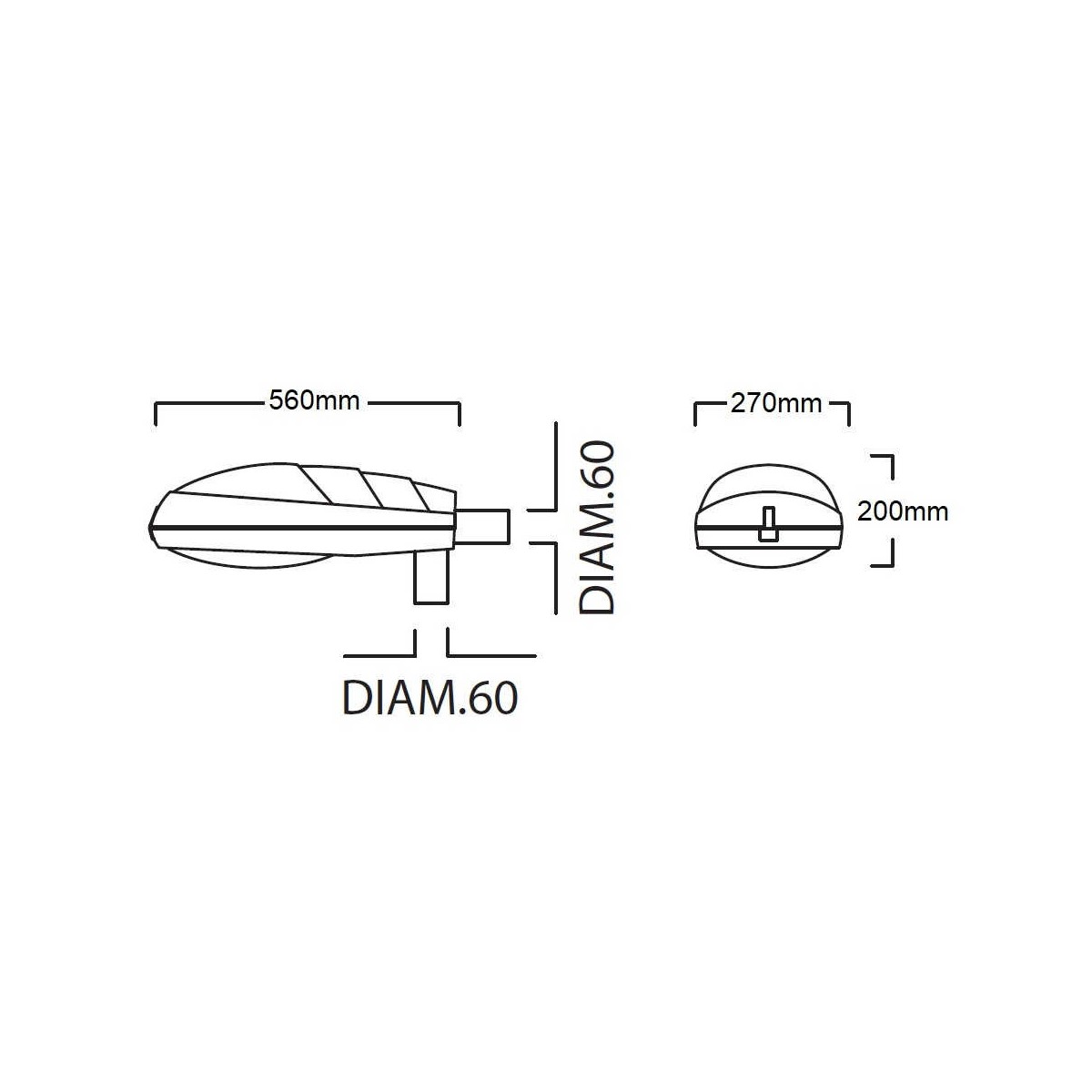 Luminaria Vial 150W SAP/HM E40 Mayja 810.20