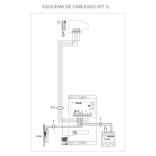 Kit Portero automatico 1 linea Citymax Fermax 6201