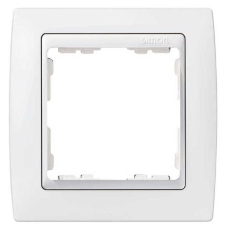 Marco 1 elemento blanco zocalo blanco Serie 82 Simon 82610-30