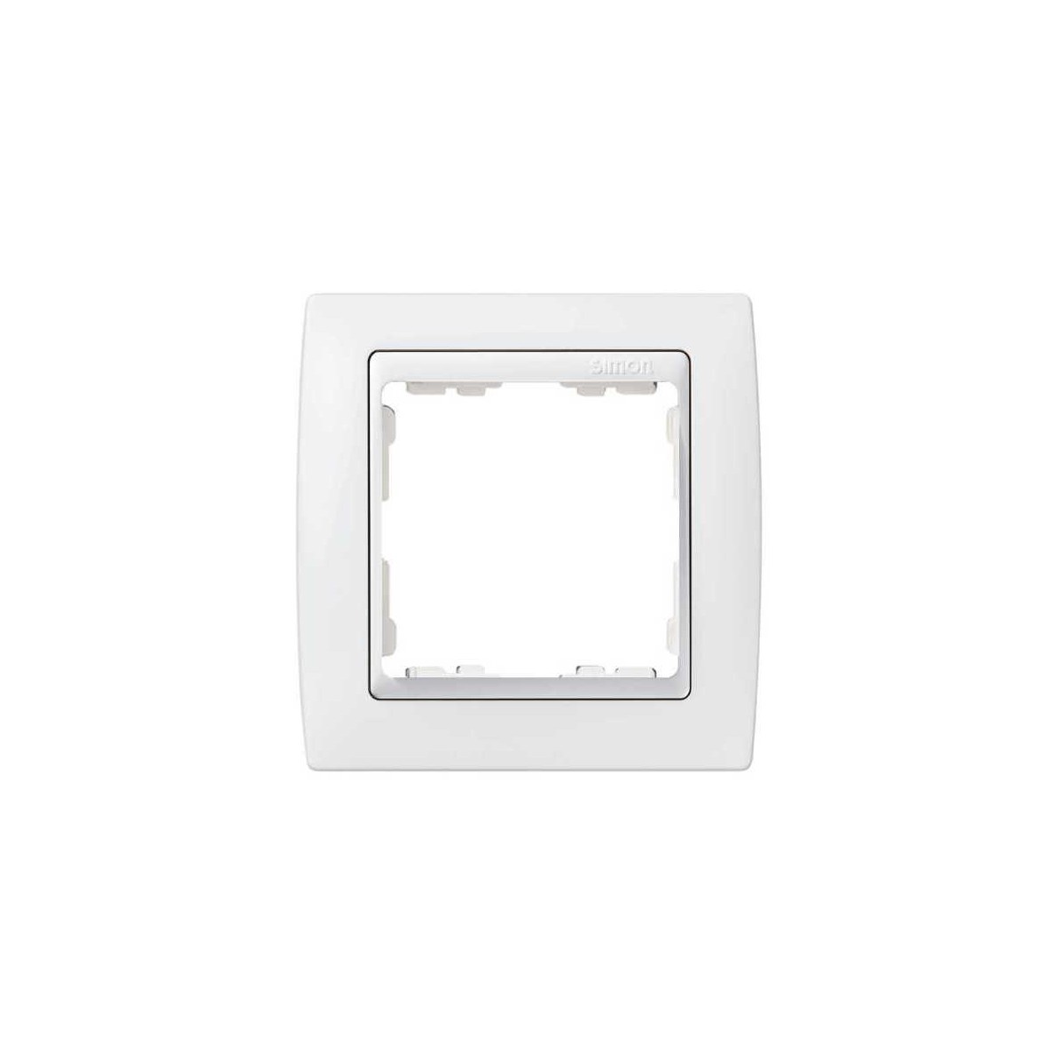 Marco 1 elemento blanco zocalo blanco Serie 82 Simon 82610-30