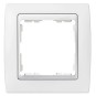 Marco 1 elemento blanco zocalo blanco Serie 82 Simon 82610-30