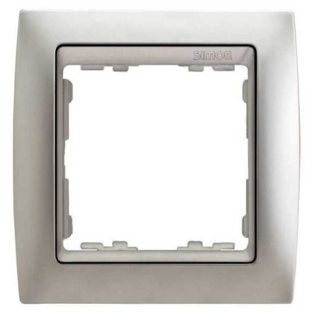 Marco 1 elemento aluminio zocalo aluminio Serie 82 Simon 82914-33