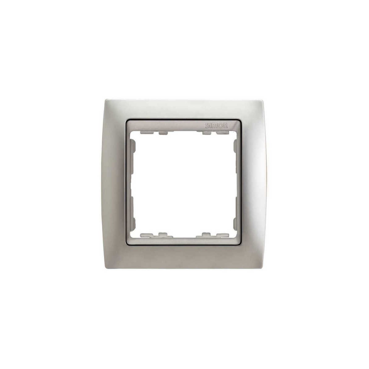 Marco 1 elemento aluminio zocalo aluminio Serie 82 Simon 82914-33