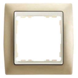 Marco 1 elemento cava zocalo marfil Serie 82 Simon 82714-34