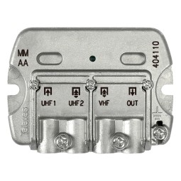Mezclador terrestre mastil 3 entradas VHF/UHF/UHF Televes 404110