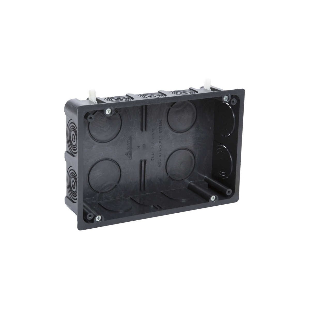 Caja registro empotrar pladur 200x130x52mm con tapa Seavi