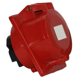 Base cetac trascuadro 3P+T 16A IP44