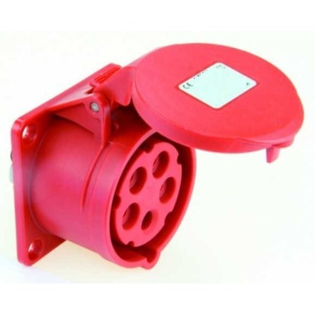 Base cetac trascuadro 3P+N+T 16A IP44