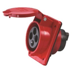Base cetac trascuadro 3P+T 32A IP44