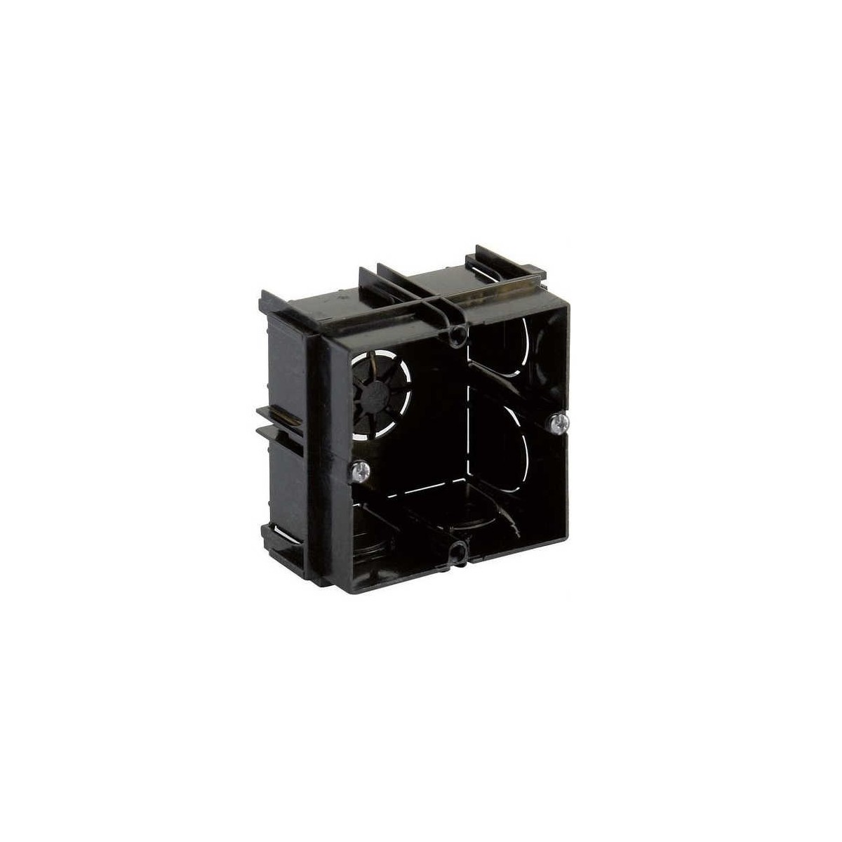 Caja universal enlazable para empotrar en obra