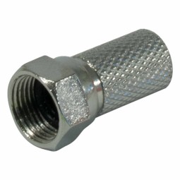 Conector roscado F para cable antena coaxial