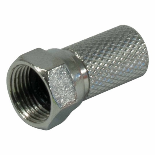 Conector roscado F para cable antena coaxial