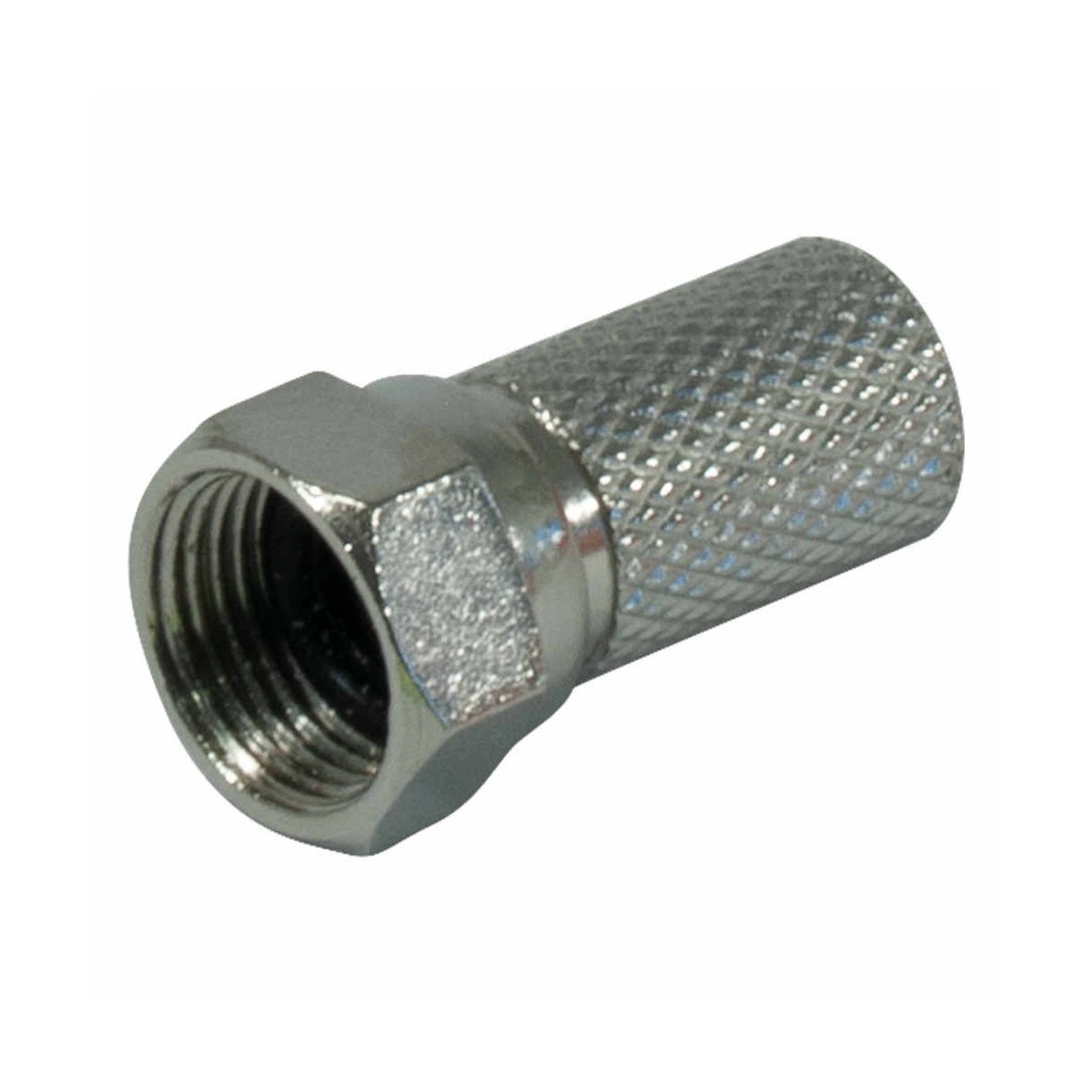 Conector roscado F para cable antena coaxial