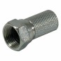 Conector roscado F para cable antena coaxial