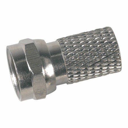 Conector roscado F para cable antena coaxial