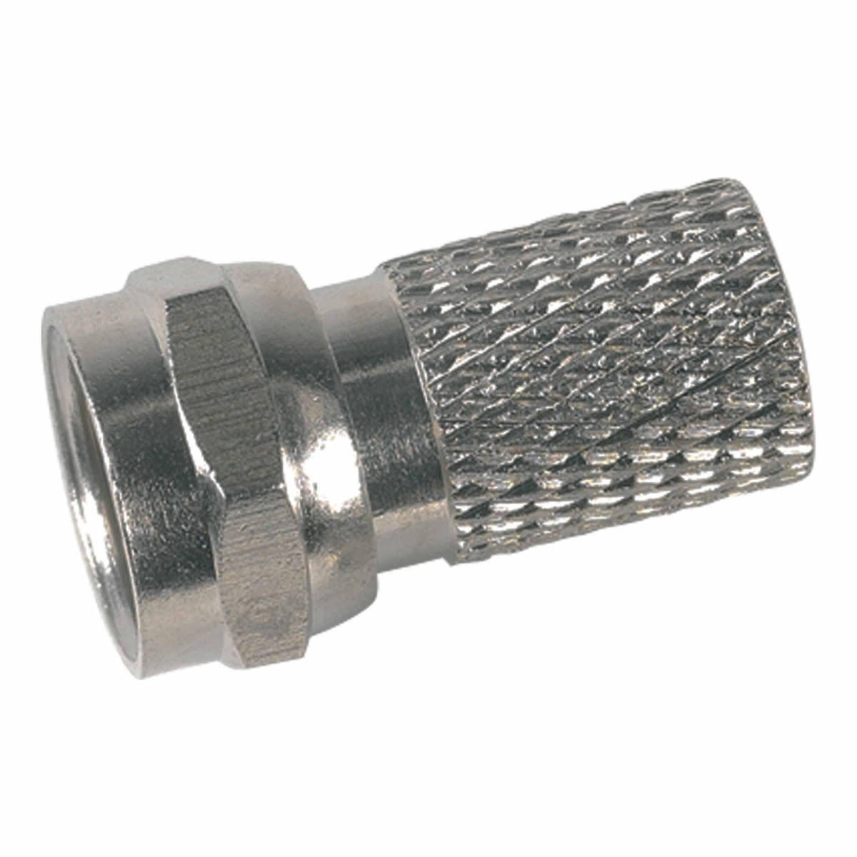 Conector roscado F para cable antena coaxial