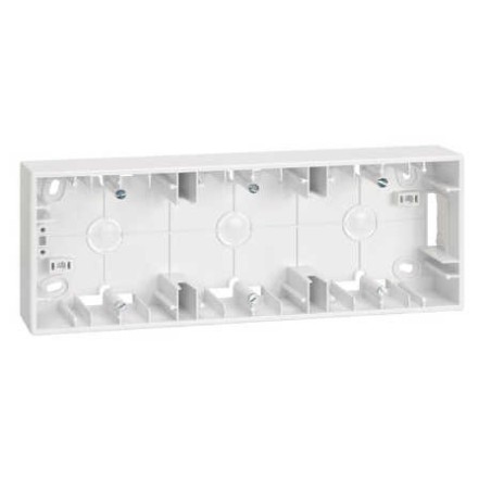 Zocalo superficie 3 elementos blanco Simon 27 Play 2700753-030