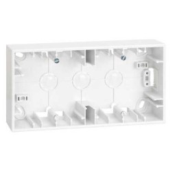Zocalo superficie 2 elementos blanco Simon 27 Play 2700752-030