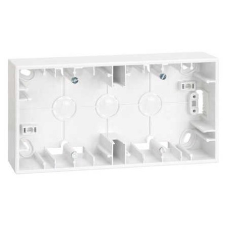 Zocalo superficie 2 elementos blanco Simon 27 Play 2700752-030
