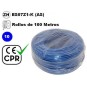 Cable flexible 1x10mm2 azul libre halogenos 750v CE CPR 100 Metros