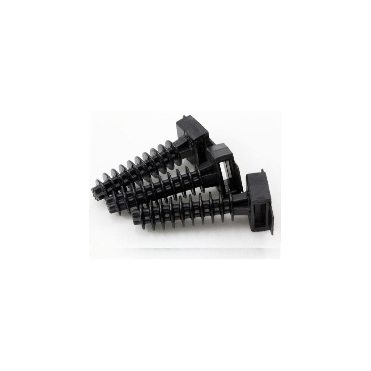 Taco negro 6mm PVC para brida 100 Unidades