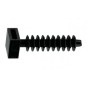 Taco negro 6mm PVC para brida 100 Unidades
