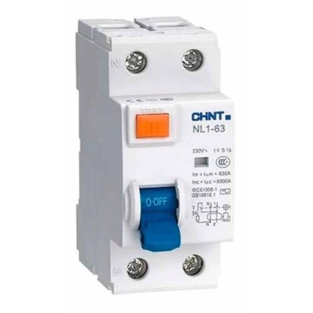 Diferencial 2P 40A 300mA Tipo AC 6kA Chint