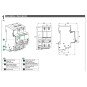 Protector sobretension transitoria y permanente 1P+N 40A Combi SPU Schneider