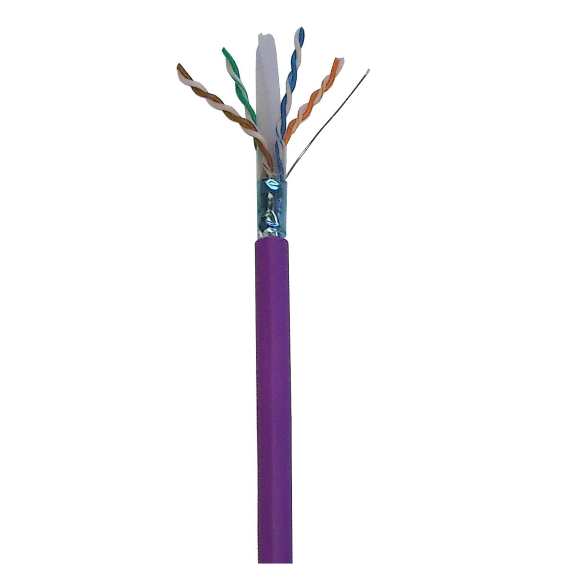 Cable Red RJ-45 categoria 6 con malla FTP rigido 23AWG LSFH Televes 212101