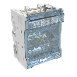 Repartidor riel trifasico 4P 100A 4 Modulos 7 Conexiones Legrand 400405