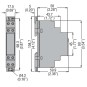 Temporizador multifuncion 12-240V AC/DC 1 NANC 8A Lovato TMM1