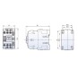 Contactor riel 3 polos 400V 12Amp 1NA 1NC Bobina 24Vac Ls