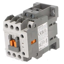 Contactor riel 3 polos 400V 12Amp 1NA 1NC Bobina 230Vac Ls