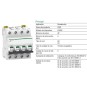 Magnetotermico 4P 32A Curva C 6KA Schneider Electric