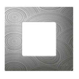 Funda Intercambiable para marco 1 elemento Gris Helios Simon 27 Play