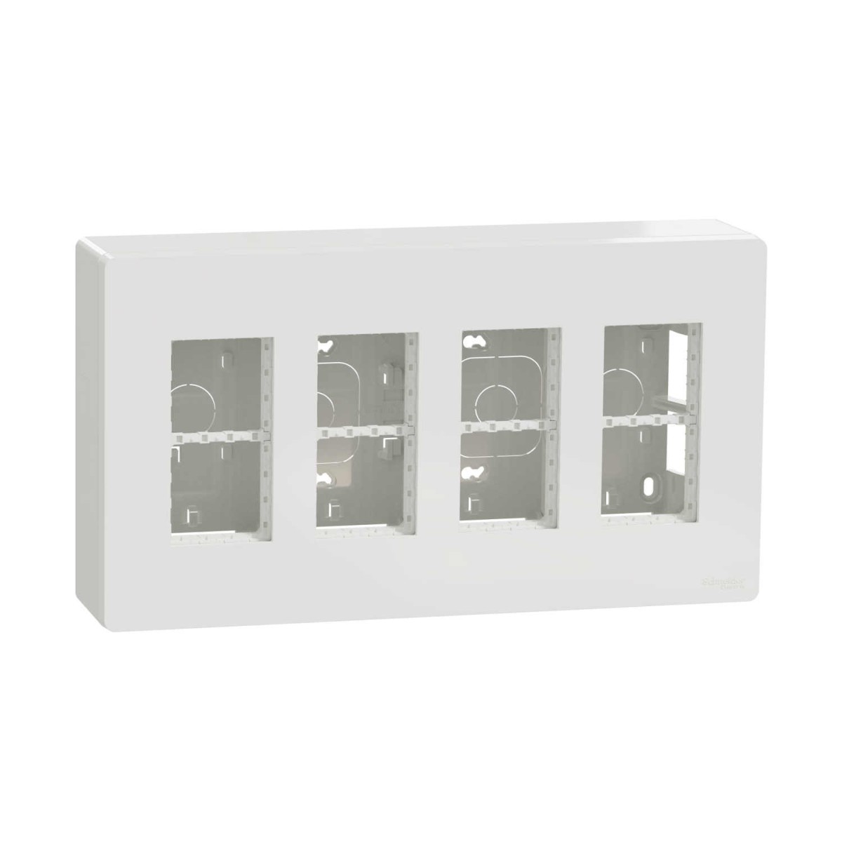 Puesto de trabajo superficie 4 filas blanco New Unica System+ NU124418