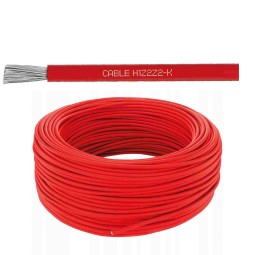 Cable solar 1x6 H1Z2Z2-K rojo