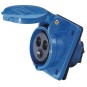 Base cetac trascuadro 2P+T 32A IP44