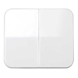Tecla grupo 2 interruptores conmutadores pulsadores blanca Serie 75 Simon 75026-30
