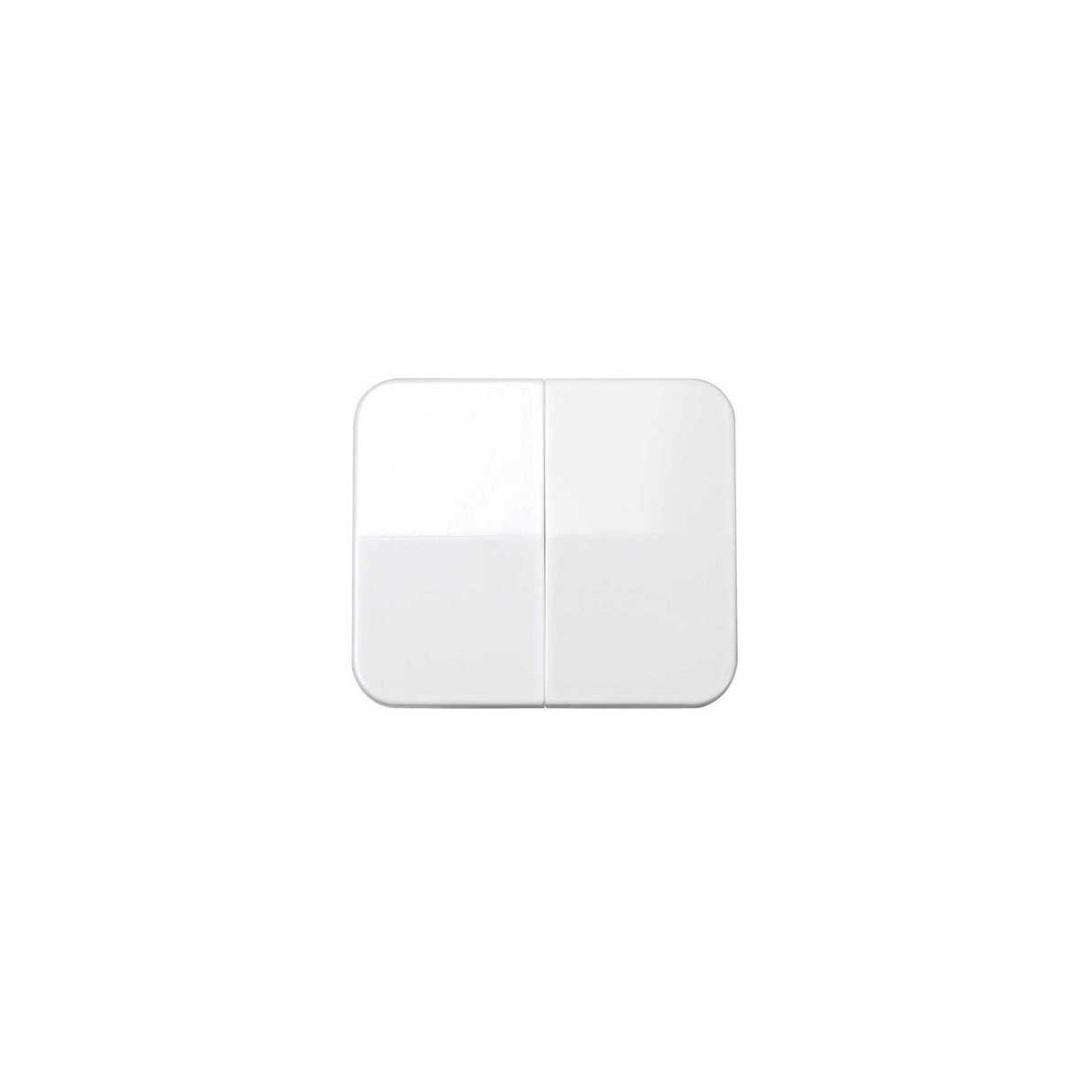 Tecla grupo 2 interruptores conmutadores pulsadores blanca Serie 75 Simon 75026-30