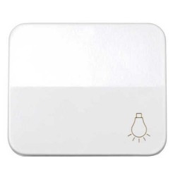 Tecla pulsador luz ancha blanca Serie 75 Simon 75018-30