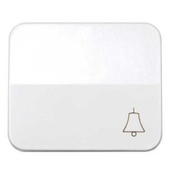 Tecla pulsador timbre ancha blanca Serie 75 Simon 75017-30