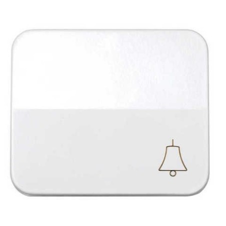 Tecla pulsador timbre ancha blanca Serie 75 Simon 75017-30