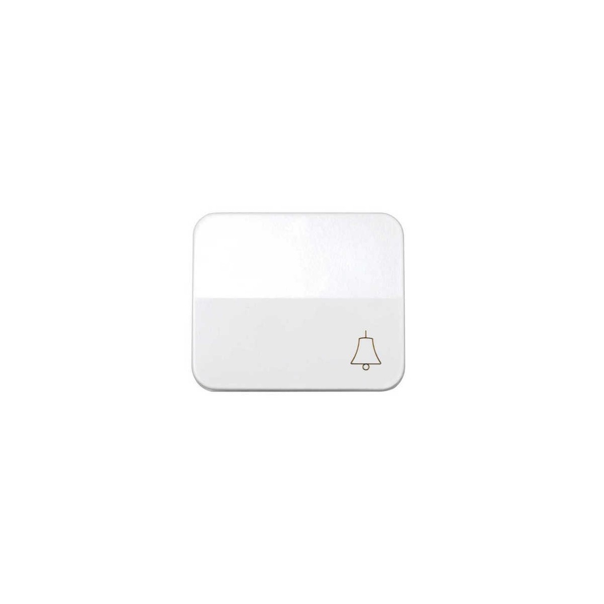 Tecla pulsador timbre ancha blanca Serie 75 Simon 75017-30